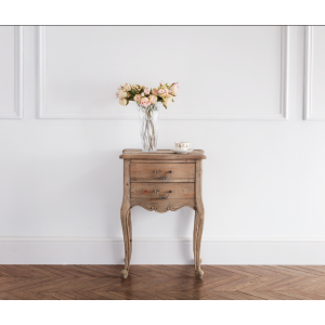 Giselle Reclaimed Pine French Bedside Table 