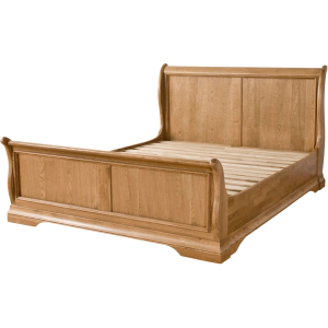 Tuscany French Oak Sleigh Bed 