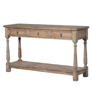 Giselle Reclaimed 3 Drawer Console Table 