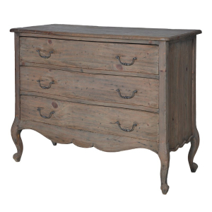 Giselle Reclaimed Pine French 3 Drawer Chest