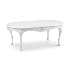 Ivory French Inspired Ornate Coffee Table