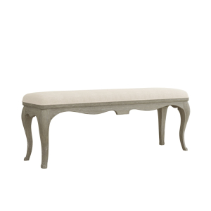 Louis Philippe Contemporary Bed End Stool