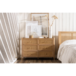 Palm Contemporary Wide Chest of Drawers