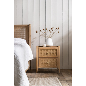 Palm Contemporary Bedside Table - set image