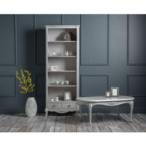 Parisian Grey French Inspired Tall Bookcase