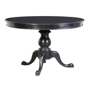 Rochelle Noir Drum-Top French Dining Table