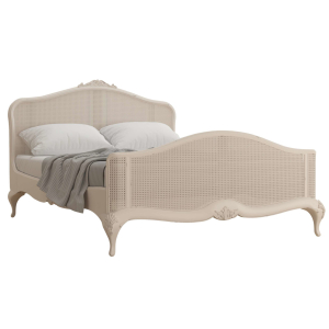 Willis & Gambier Ivory French Style Rattan Bed
