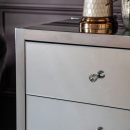 French Mirrored 6 Drawer Chest
