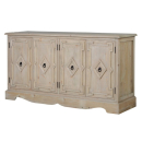 Lustre Natural Wood 4 Door Cabinet