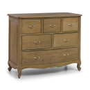 Alexander Weathered Oak French Chest of Drawers