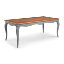 Alsace French Heavy Distressed Grey Dining Table