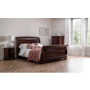 Antoinette Classic Mahogany Sleigh Bed
