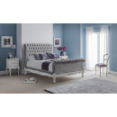 Beaulieu Velvet Chesterfield Upholstered French Bed - Room Set