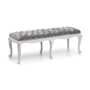 Beaulieu Buttoned French Bed End Stool