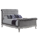 Beaulieu Velvet Chesterfield Upholstered Bed
