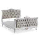 Beaulieu French Upholstered Bed with High Footboard