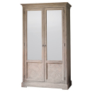 Camille Weathered French Double Wardrobe