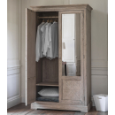 Camille Weathered French Double Wardrobe