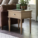 Camille French Style 1 Drawer Side Table
