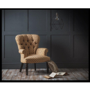 Traditional Buttoned Back Armchair