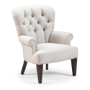 Contemporary Buttoned Back Armchair