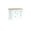 Willis & Gambier Amelie French 2 Drawer Bedside Table