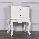 Etienne Petite French White Bedside Table