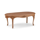 Villeneuve Oak French Style Coffee Table angled view