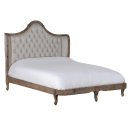 Giselle French Upholstered Buttoned Bed