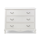 Ivory French Inspired 3 Drawer Chest
