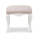 Ivory French Inspired Dressing Table Stool