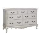 Loire Light Grey 7 Drawer French Chest