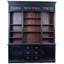Louis French Triple Bookcase