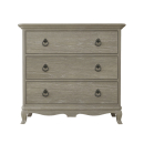 Louis Philippe Contemporary 3 Drawer Chest