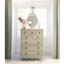 Louis Philippe Contemporary 8 Drawer Chest