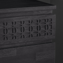 Manhattan Contemporary 4 Drawer Charcoal Chest
