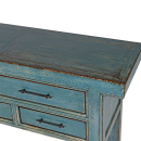 Oriental 7 Drawer Sideboard - Blue
