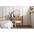 Palm Rattan Dressing Table with Mirror