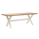 Plaistow White Distressed Dining Table