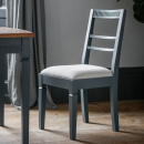 French Contemporary Dining Chair Storm Grey
