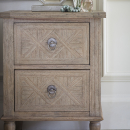 Camille French Style Weathered Bedside Table