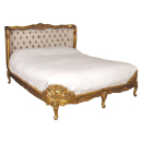 Gold Leaf Versailles French Button Bed
