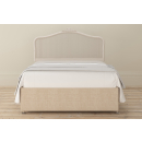 Willis & Gambier Ivory French Style Rattan / Cane Headboard