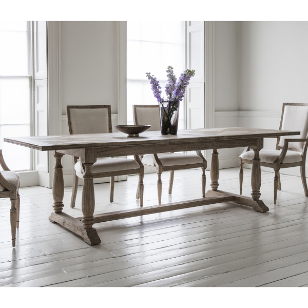 Camille Extended Weathered Dining Table