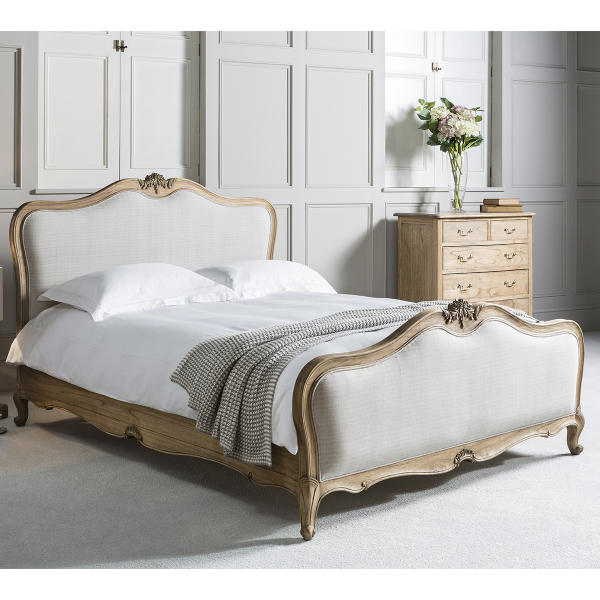 Charlotte French Inspired Upholstered Bed Set
