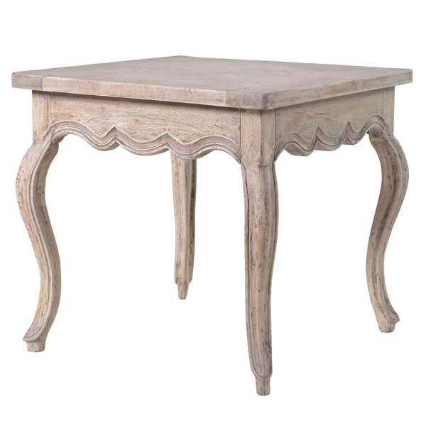 Clifton French Contemporary Parquet Top Side Table