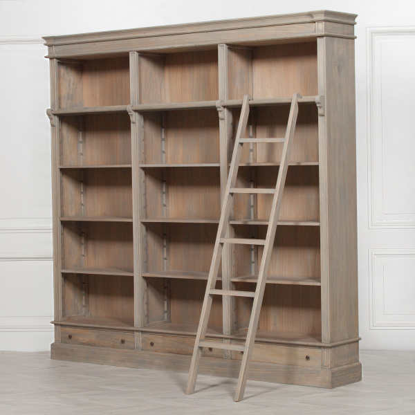 Reproduction Contemporary Large Rustic Bookcase