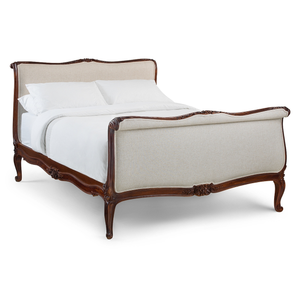Dominique French Louis Style Upholstered Bed