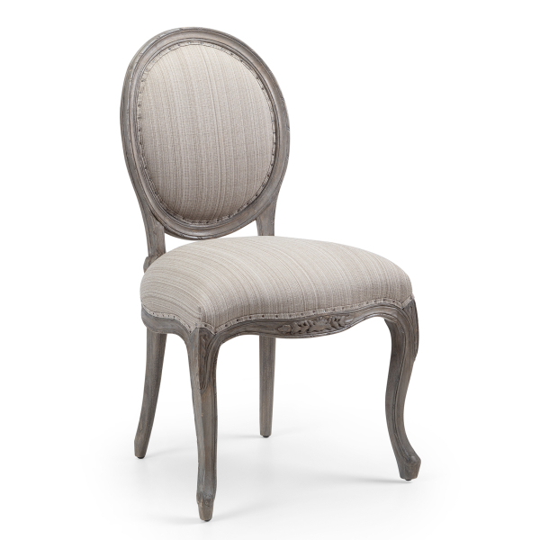 Dorset French Dining Chair - Finished in Oldwood Pearl