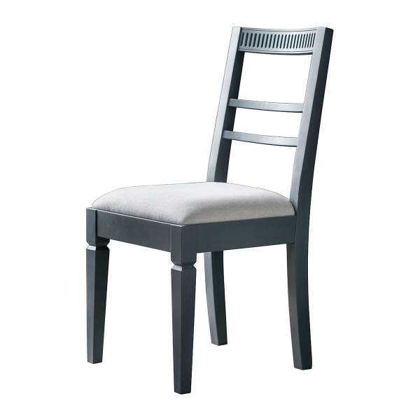 French Contemporary Dining Chair Storm Grey
